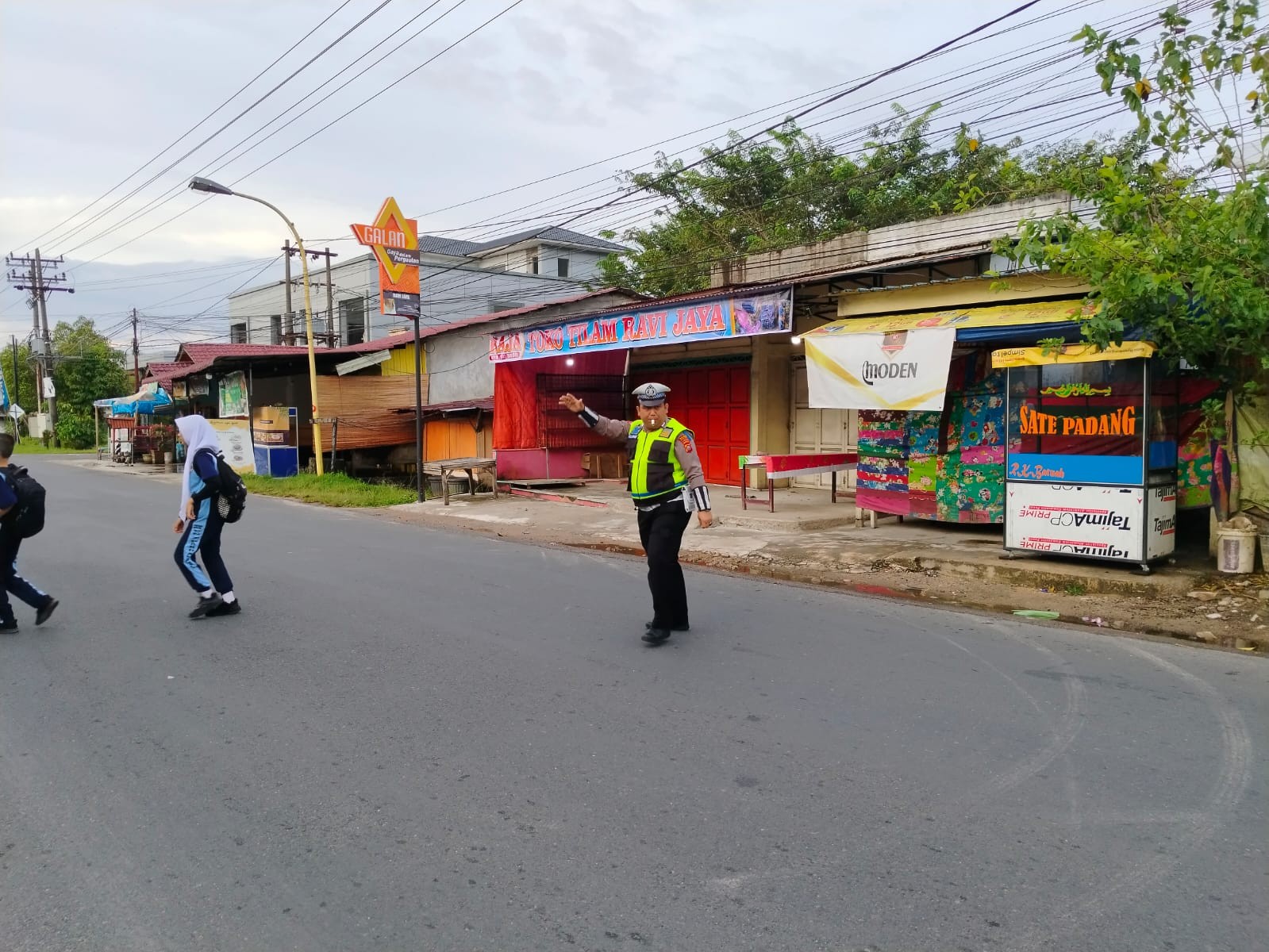 Polres Tapteng Gelar Pos Pagi, Wujud Pelayanan Prima bagi Pengguna Jalan