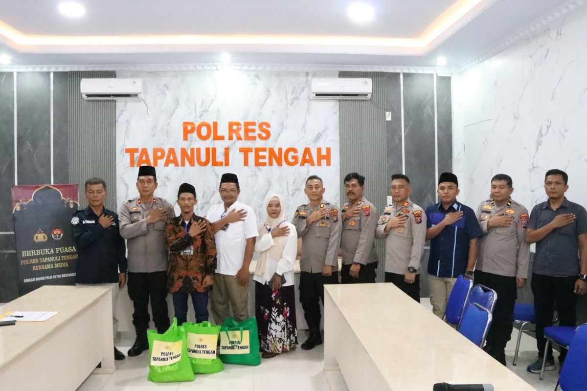 Polres Tapanuli Tengah Gelar Buka Puasa Bersama Media, Perkuat Sinergi Jaga Kamtibmas