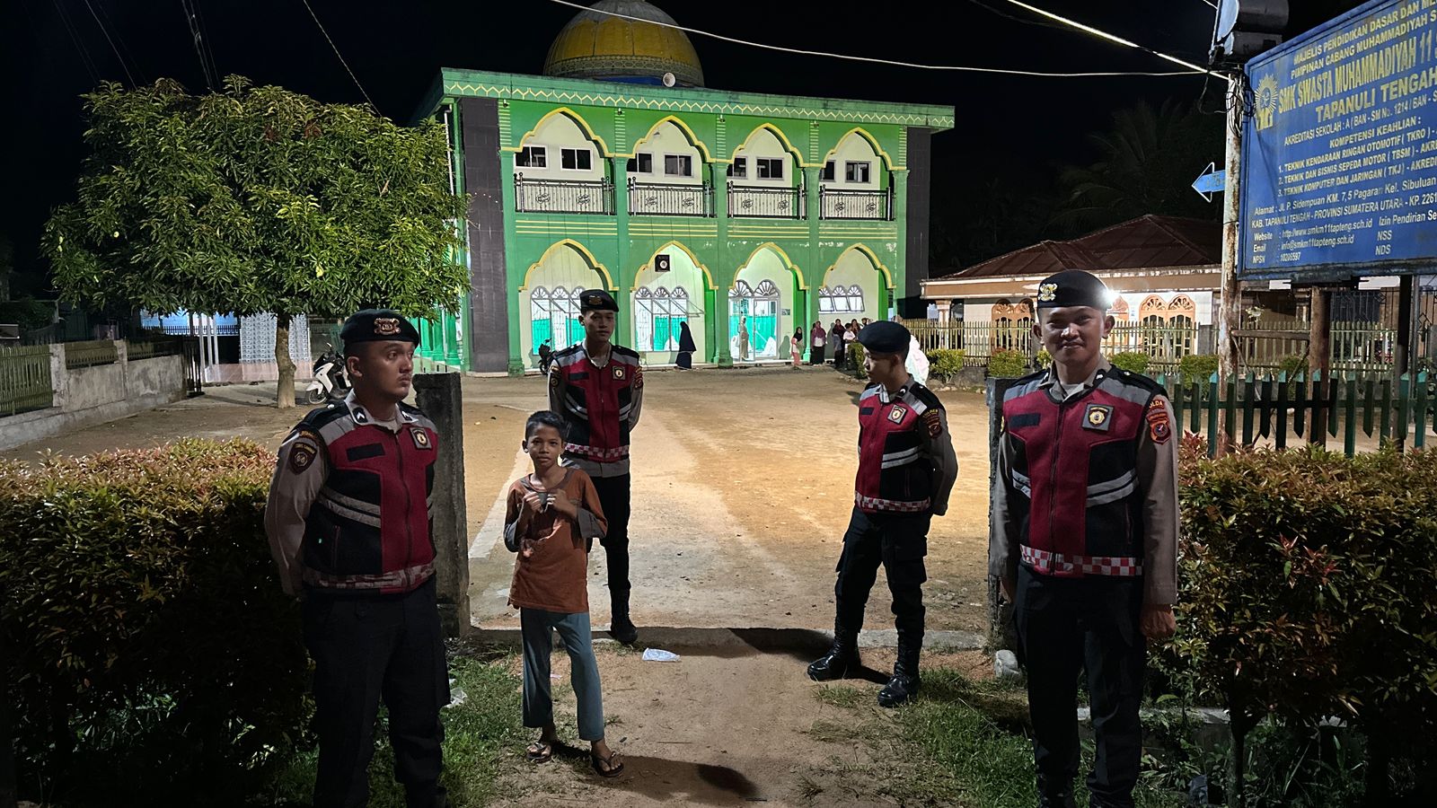 Polres Tapteng Gelar Patroli Subuh, Pastikan Ibadah Ramadhan Berjalan Aman