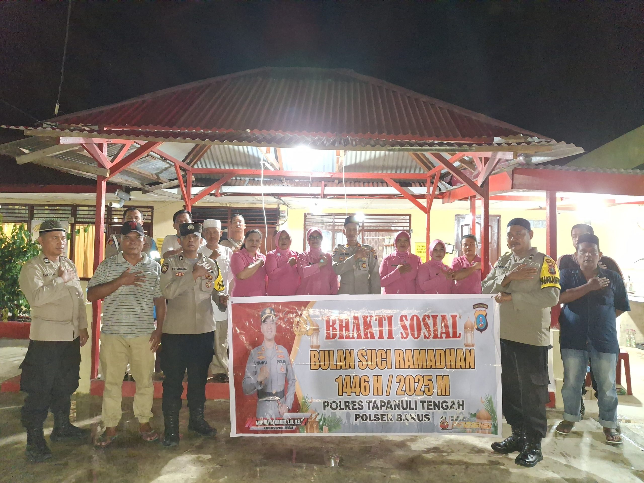 Polsek Barus Gelar Buka Puasa Bersama dan Santunan Anak Yatim
