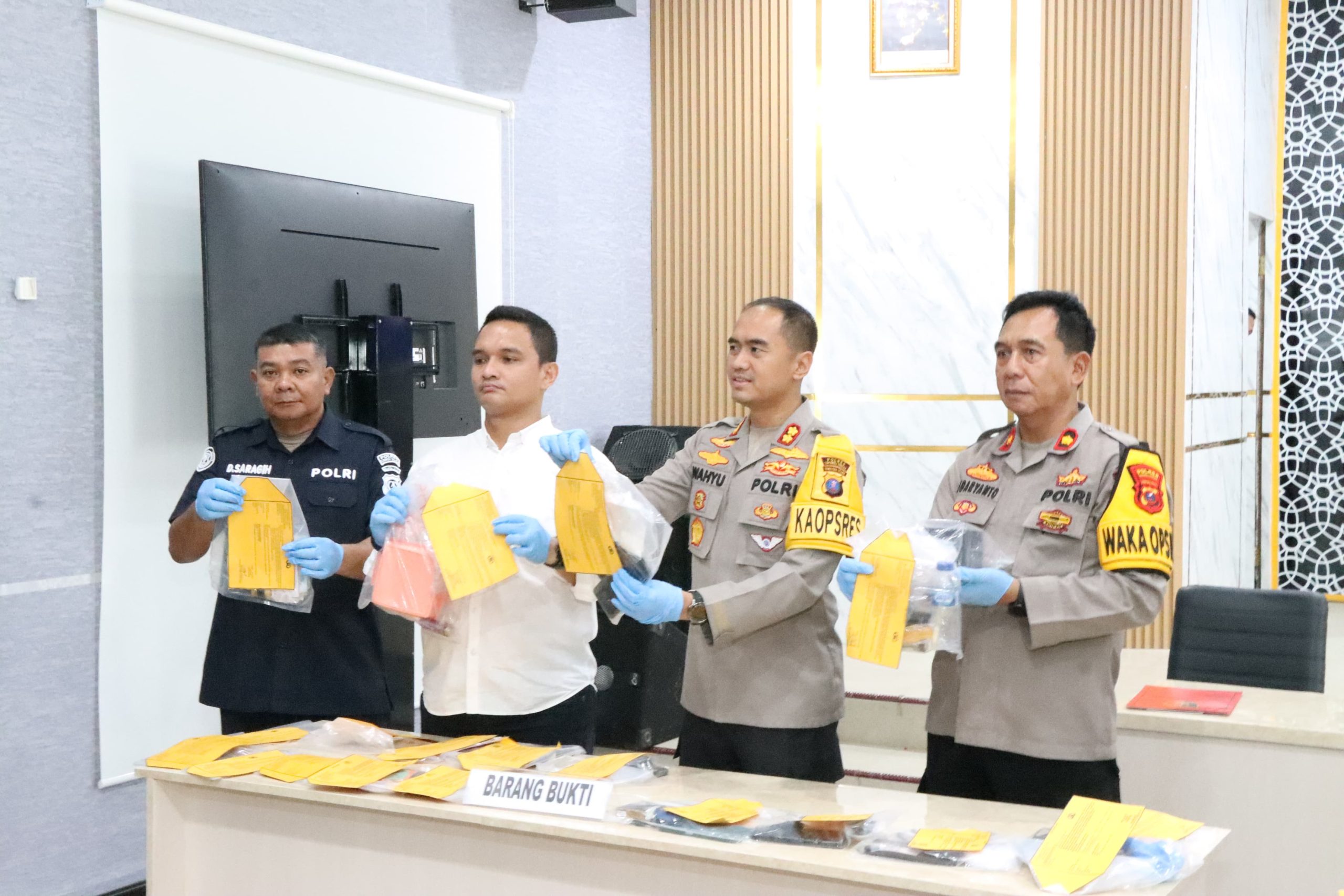 Polres Tapteng Berhasil Bongkar 19 Kasus Narkoba dalam Tiga Bulan