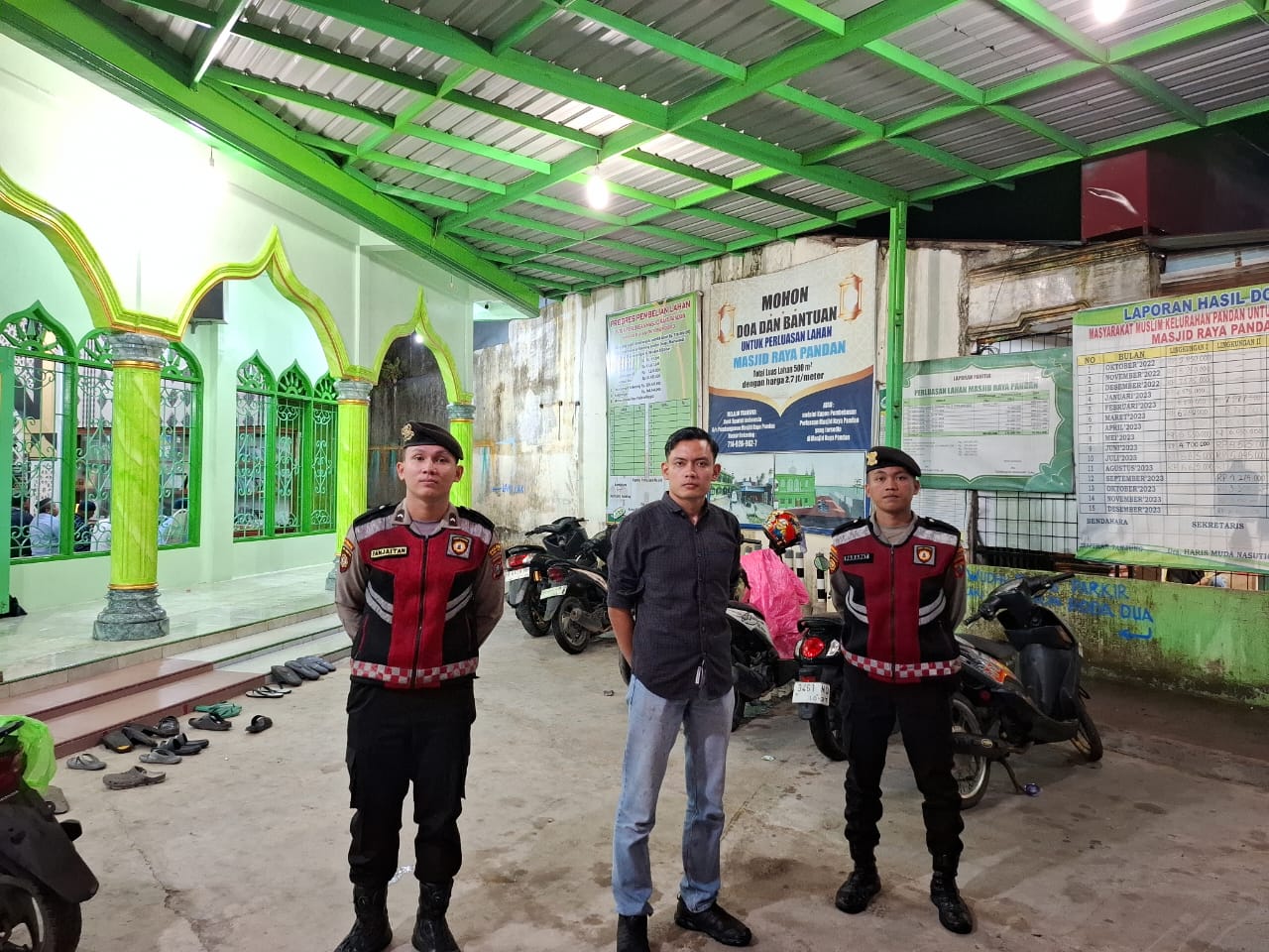 Polres Tapteng Gelar Patroli Blue Light, Pastikan Situasi Tetap Kondusif