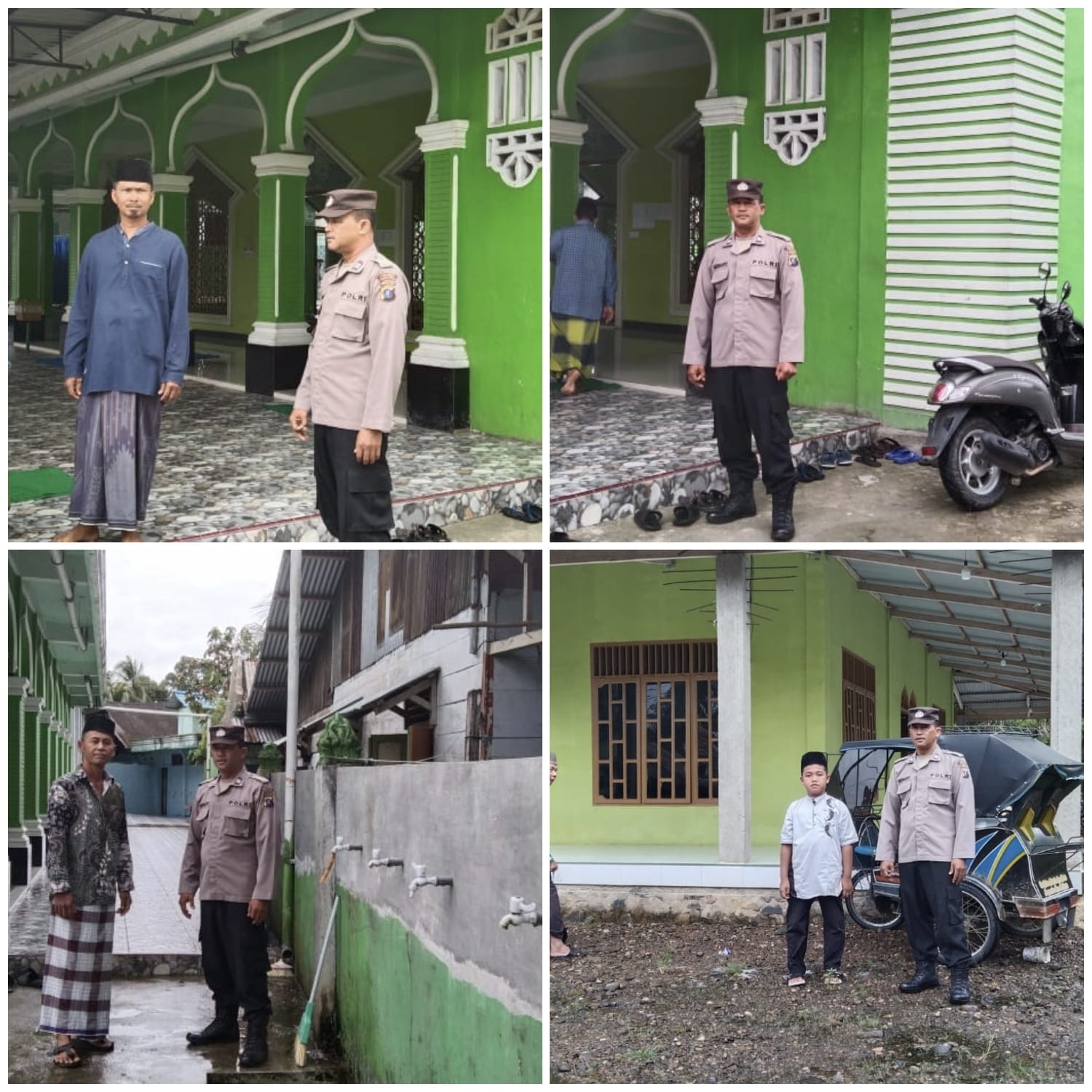 Sat Samapta Polres Tapteng Laksanakan Patroli untuk Jaga Keamanan Ibadah dan Tempat Publik