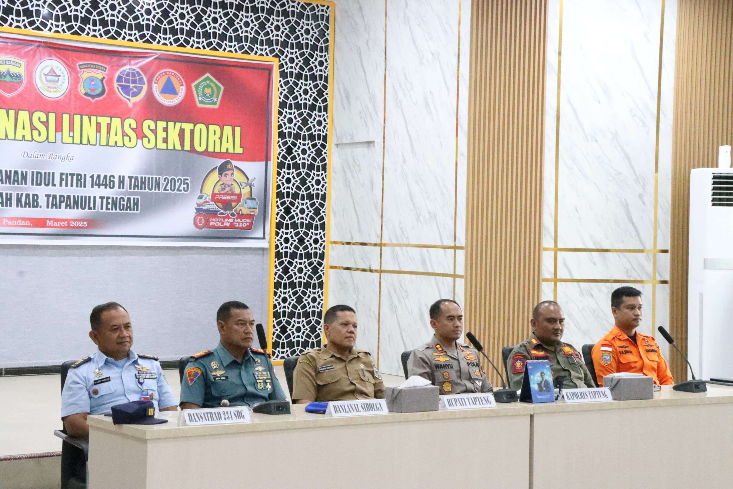 Polres Tapanuli Tengah Gelar Rapat Koordinasi Pengamanan Idul Fitri