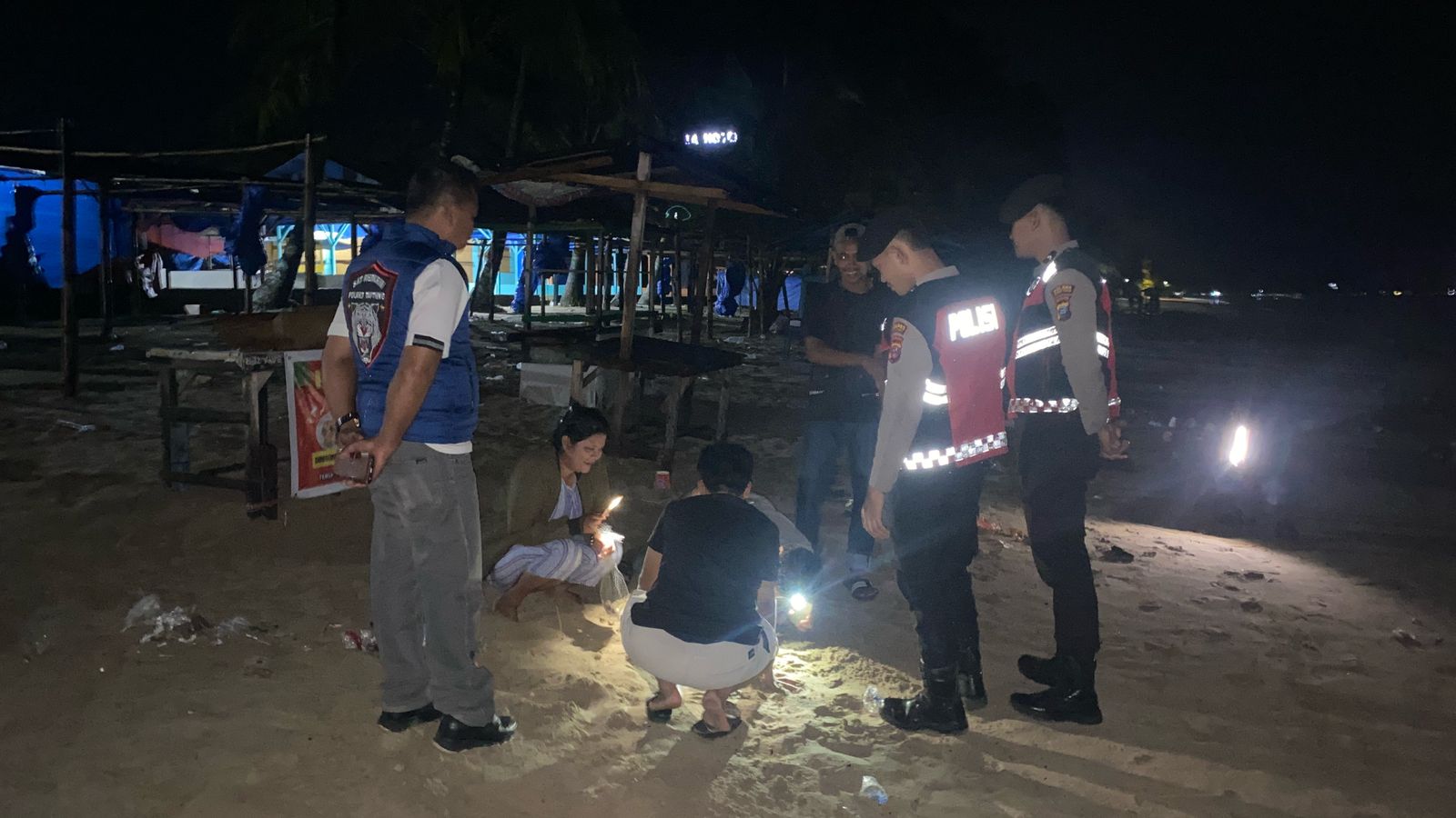 Patroli Blue Light Polres Tapteng Jaga Keamanan Malam Hari
