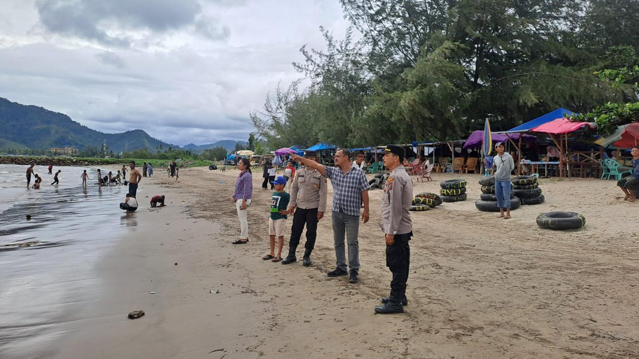 Polsek Pandan Maksimalkan Pengamanan Objek Wisata Selama Libur Lebaran