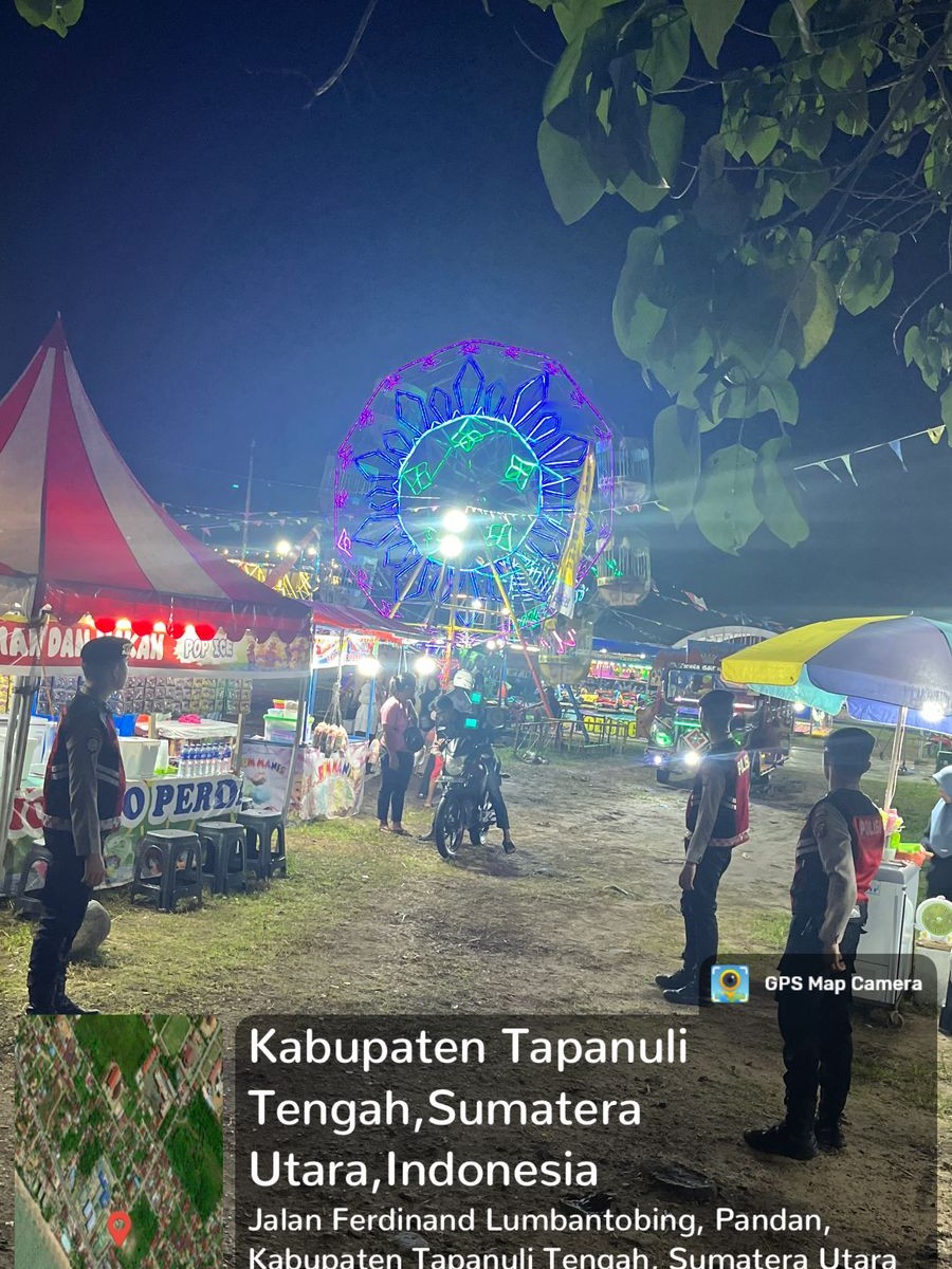 Blue Light Patrol Sat Samapta Sisir Kawasan Ramai dan Rawan di Tapteng