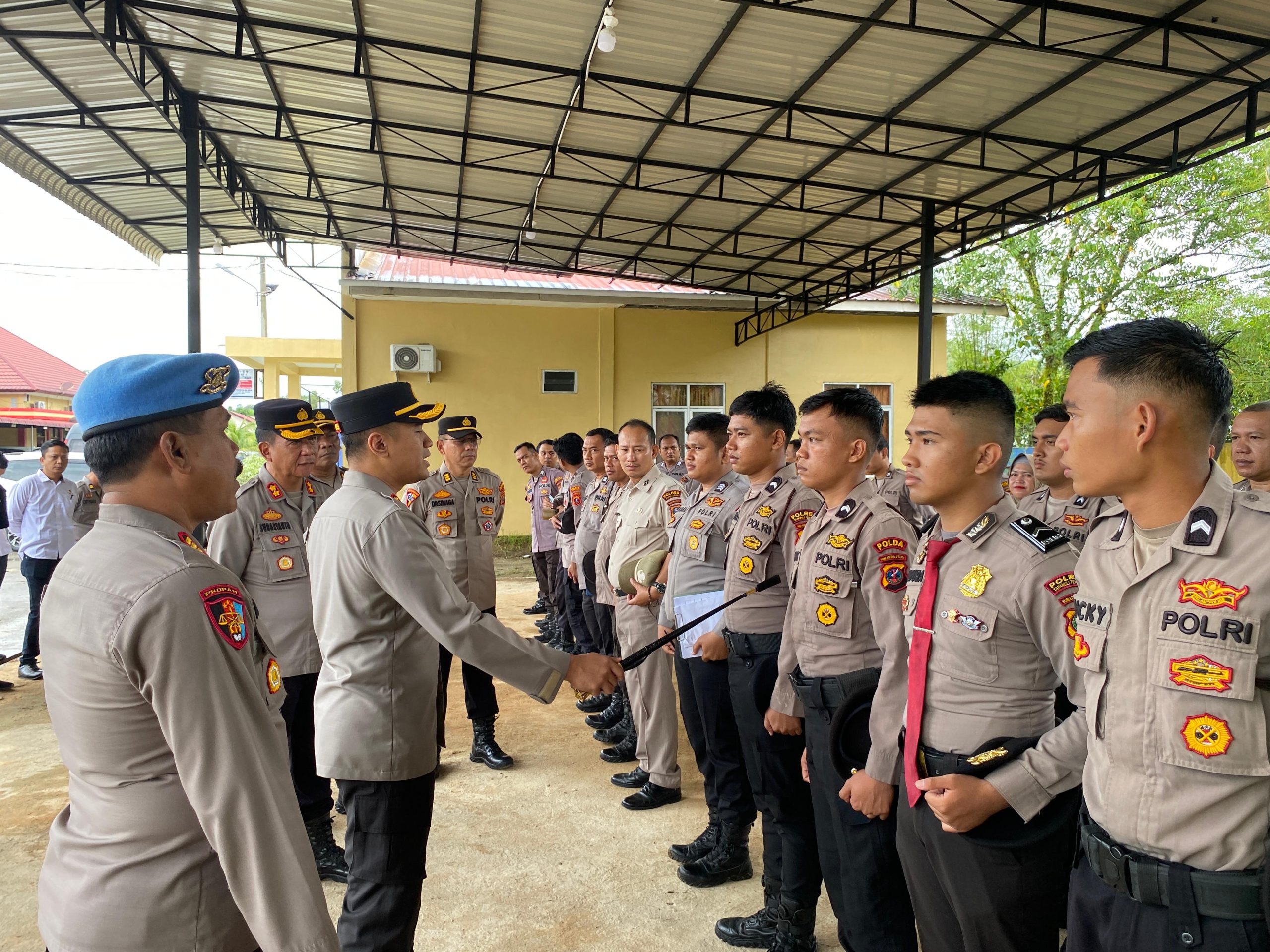 Operasi Gaktiplin, Kapolres Tapteng Cek Kerapian Personil