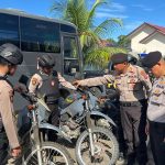 Jelang Mayday, Polres Tapteng Cek Kesiapan Peralatan Pengendalian Massa