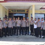 Kapolres Tapteng Kunjungi Ke Polsek Manduamas, Tekankan Profesionalisme