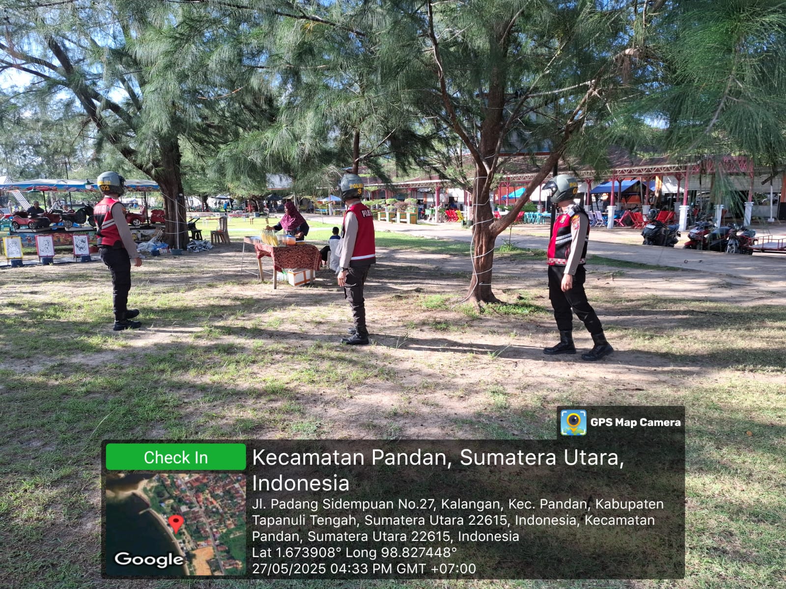 Patroli Kota Perintis Presisi Sisir Kawasan Wisata dan Jalur Lalin di Pandan